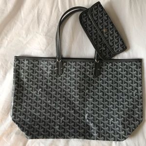 Goyard grey tote